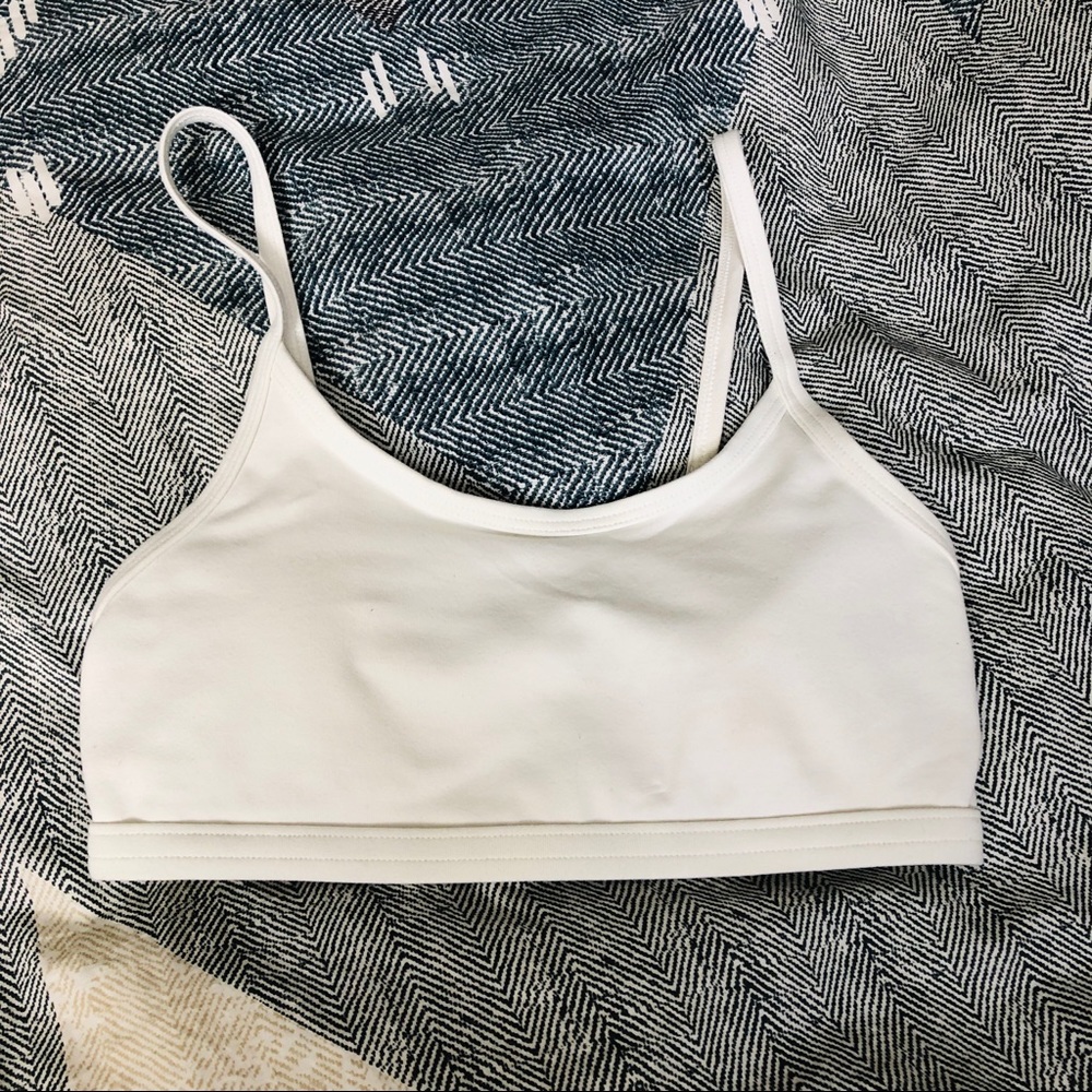 Kallula Apparel Yoga White Sport Bra Size 4